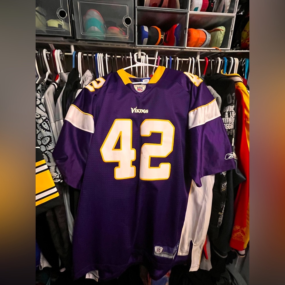 Reebok NFL Sharper 42 Vikings Football Jersey | Men’s 2XL